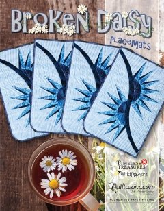 BROKEN DAISY PLACEMATS - QUILTWORX.COM
