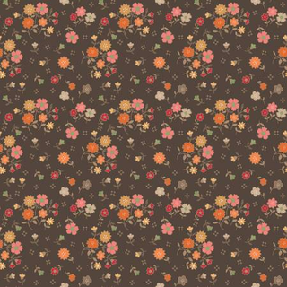 C14650-RAISIN AUTUMN FLORAL RAISIN