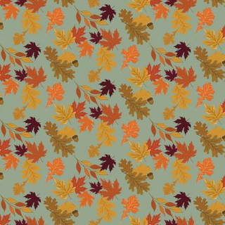 THE AWE OF AUTUMN LEAVES HAZY C16191-HAZY