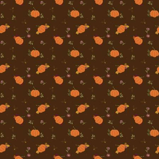 THE AWE OF AUTUMN PUMPKINS BROWN C16192-BROWN