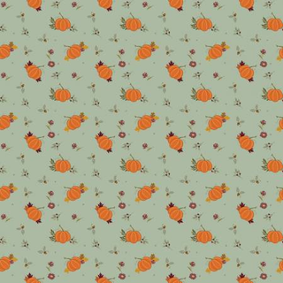 THE AWE OF AUTUMN PUMPKINS HAZY C16192-HAZY