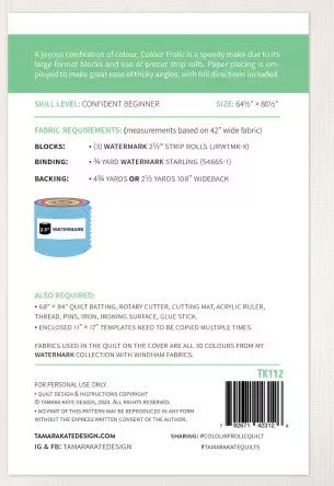 COLOUR FROLIC - TAMARA KATE PATTERN