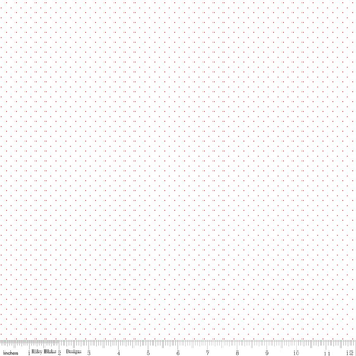 AMERICAN JANE PINDOTS RED ON WHITE C845-RED