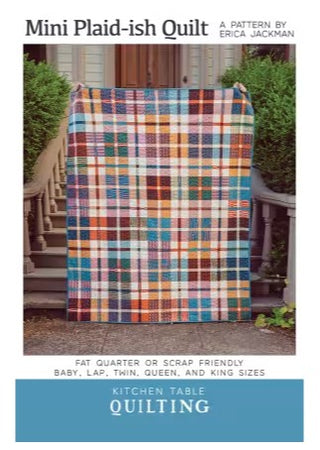 MINI PLAID-ISH QUILT PATTERN KITCHEN TABLE QUILTING