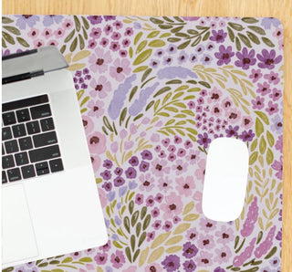 LILAC FLORAL DESK PAD