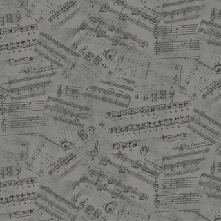 MUSIC-CD3095 GREY MUSICAL SCALES