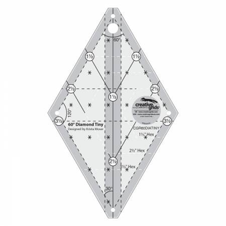 CREATIVE GRIDS TINY 60 DEGREE DIAMOND NON SLIP