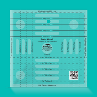 CREATIVE GRID TURBO 4-PATCH RULER