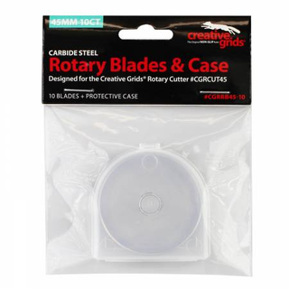 45MM ROTARY BLADE 10PK - CREATIVE GRID