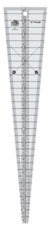 CREATIVE GRIDS 10 DEGREE TRIANGLE RULER - FINISHED SIZE 9"