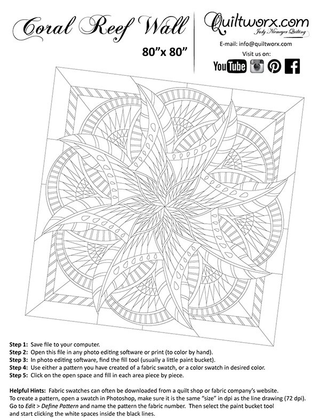 CORAL REEF X PAPERS WALL - QUILTWORX