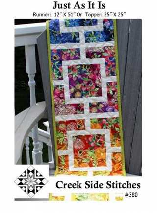 JUST AS IT IS BY CREEK SIDE STITCHES CSS380