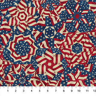 STARS AND STRIPES PINWHEELS DP29041-49