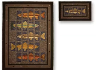 ABOUT TROUT QUILT MACHINE EMBROIDERY- LUNCH BOX QUILTS