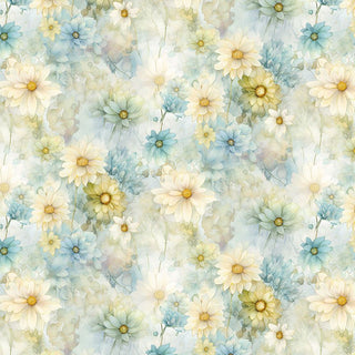 FLEUR-CD3685 BLUE DAISY BLOOM