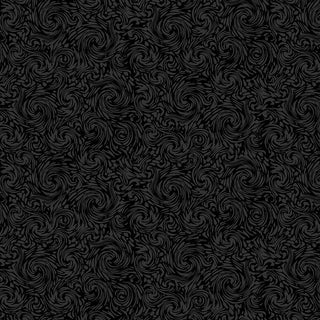 SWIRL TEXTURE BLACK HUE-C3310