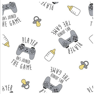 PLAYER HAS JOINED THE GAME NURSERY FLANNEL