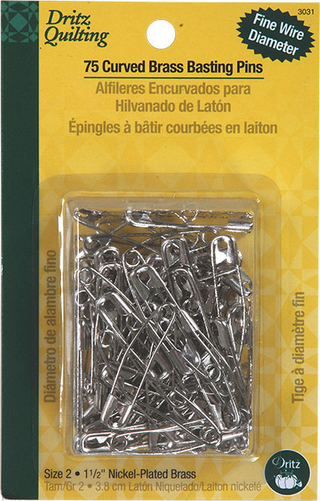 Curved Basting Pins ~ Size 2 75 Count
