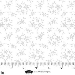 WHITE ON WHITE FLOWERS 4318-01W