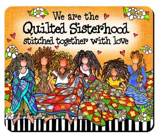 QUILTED SISTERHOOD MOUSE PAD