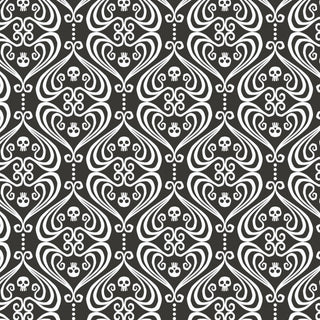 228001 ORNAMENTS BLACK/WHITE