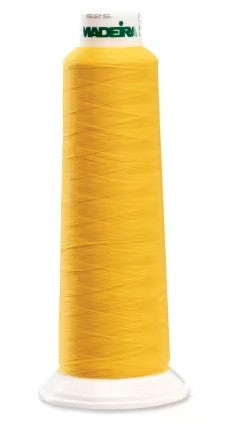 MADEIRA AEROLOCK SERGER THREAD, 2000 YDS, #9360 YELLO