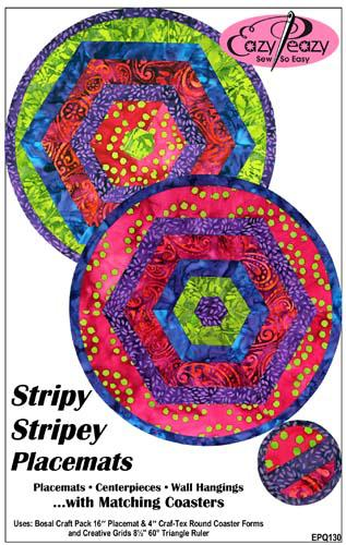 STRIPY STRIPEY PLACEMATS (M) - EAZY PEAZY