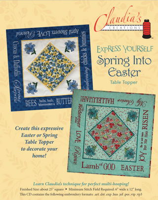 Express Yourself Spring Table Topper