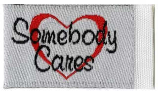SOMEBODY CARES TAGS - 12 PER PACKAGE