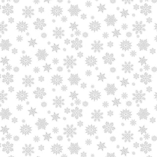 SNOWFLAKES WHITE HUE-C3912