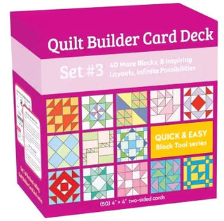 QUILT BUILDER CARD DECK SET #3