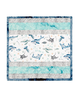 PLAYTIME CUDDLE KIT JUST KEEP SWIMMIN' 27" X 27" CKPLAYTIME