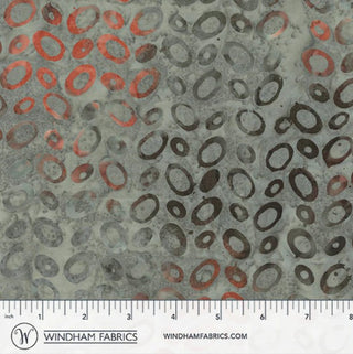 JDJ HENNA GREY OVALS BATIK 3792Q-X