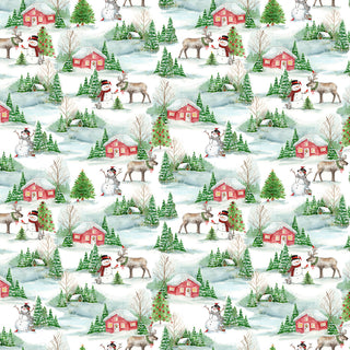SNOWY HOLLOW SCENIC 3FROSTYHOLLO-24601-WHT