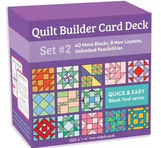 QUILT BUILDER CARD DECK  SET #2  -CTP