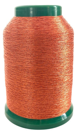 KINGSTAR METALLIC EMBROIDERY THREAD - ORANGE  (MA24)