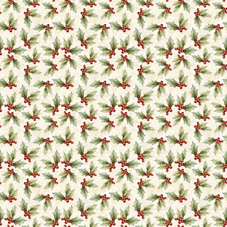 POINSETTIA RADIANCE HOLLY TOSS CREAM W110-009-063