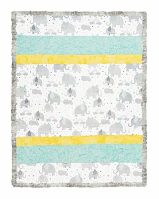 EAR FOR YOU, SNOW - BAMBINO - CUDDLE KIT, 28" X 37"