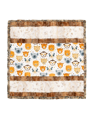 WEE ONES - FUREVER FRIENDS - CUDDLE KIT, 27" X 27"