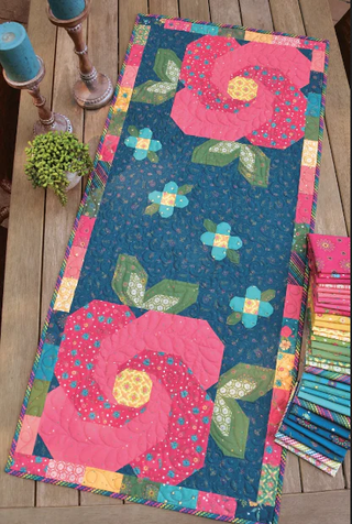 Single Rose Garden Runner Kit by Riley Blake Designs