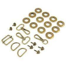 Magnolia Drawstring Hardware Kit - Antique