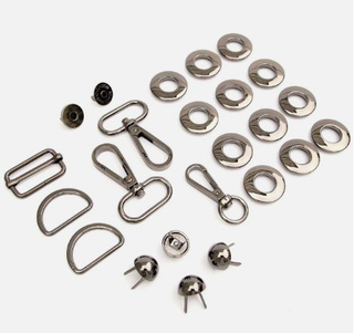 Magnolia Drawstring Hardware Kit - Gunmetal