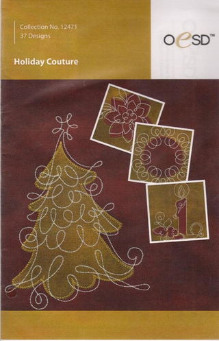 Holiday Couture Embroidery CD