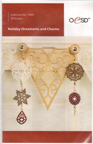 Holiday Ornaments and Charms Embroidery CD