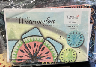 JN watermelon Placemats Kit (top & binding)