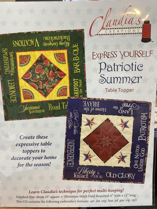 PATRIOTIC SUMMER TT - CLAUDIA'S CREATIONS