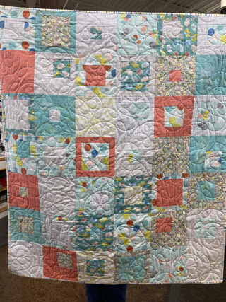 TANGO BABY QUILT WITH PATTERN AND BINDING
