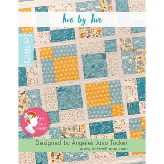 Two by Two Quilt Kit - Moonlight Animals