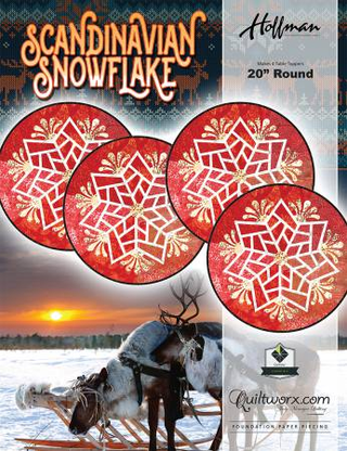 SCANDINAVIAN SNOWFLAKE (M) - QUILTWORX.COM