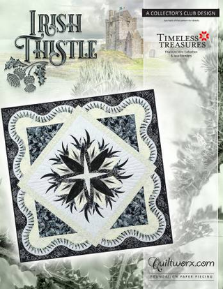 Irish Thistle Finished Quilt